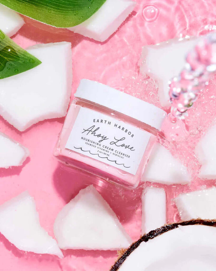 Earth Harbor Ahoy Love Nourishing Cream Cleanser - Offering lasting hydration with Aloe Leaf Juice and plant oils of Olive