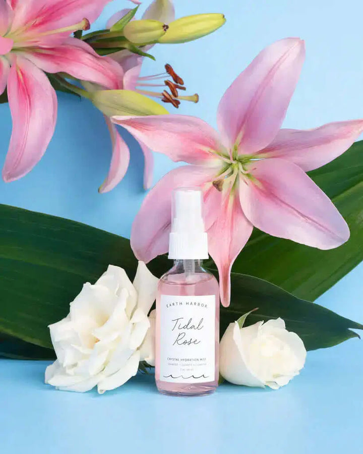 Earth Harbor - Tidal Rose Crystal Hydration Toner - A natural toner, hydration-enhancer and makeup setter