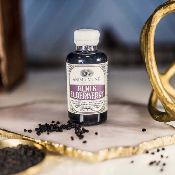 Anima Mundi BLACK ELDERBERRY Elixir - Organic Antivirals Product