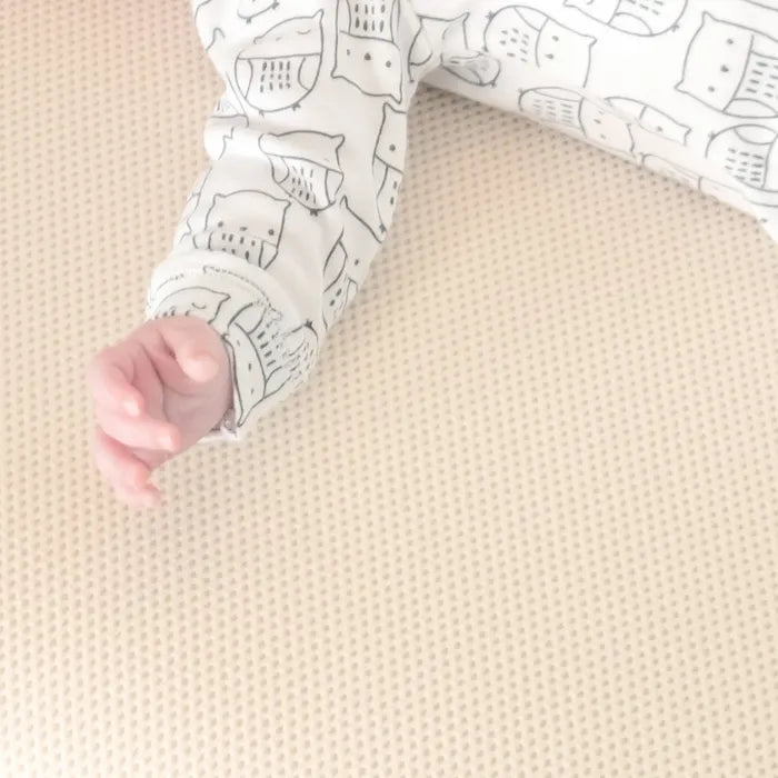 Naturepedic Organic Breathable Bassinet Mattress with removable, washable breathable cover
